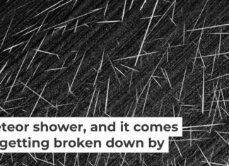 This composite image shows the Geminid meteors, captured in 2020 using Global Meteor Network software. Aleksandar Merlak